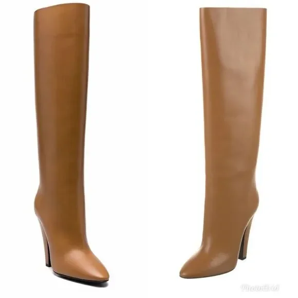 Saint Laurent REVOLVE Tube knee-length boots - Picture 3 of 9